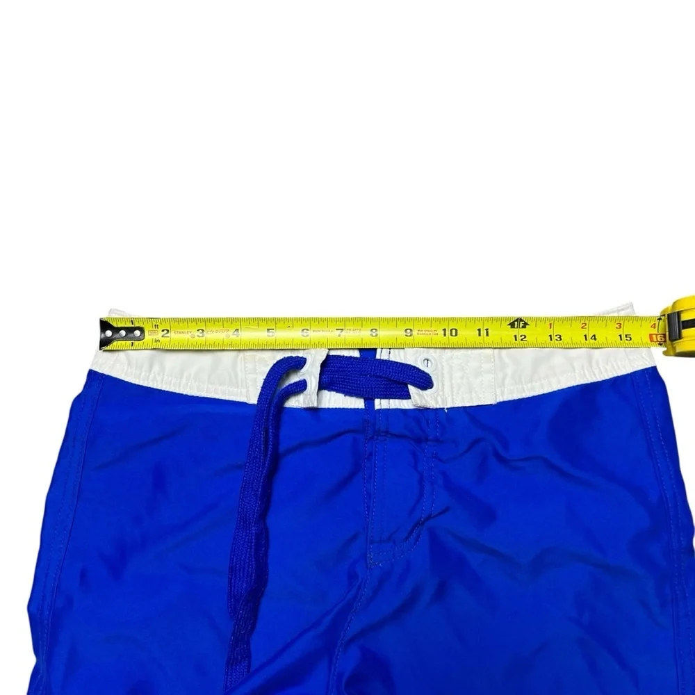 Abercrombie Fitch Shorts Blue Beach Board Swim Volley Moose Drawstring Men’s S - Picture 4 of 5